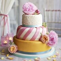 Jane Hornby's Double chocolate marble wedding cake image