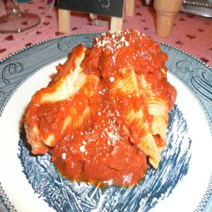 Kate's Saucy Stuffed Shells 2 Ways (3 Cheese & Sausage Meat) image