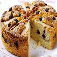 Pear and blueberry cake recipe_image