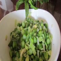 Irish Asparagus, Leeks With Mint_image