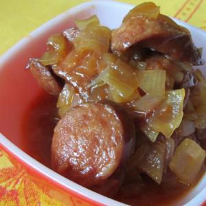 Slow Simmered Sweet and Sour Kielbasa_image