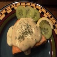 Simply Elegant Salmon in Champagne Sauce With Fresh Dill image