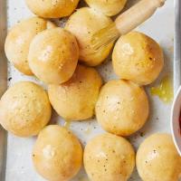 Dough balls with garlic butter image