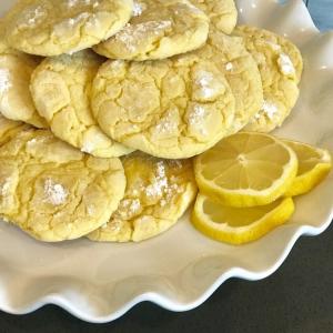 Crisp Lemon Cake Mix Cookies_image