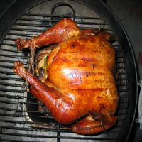 Brined, Herb Grilled Turkey image