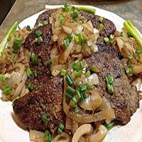 PAN SEARED BEEF LIVER & ONIONS image