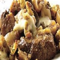 French Onion Beef and Stuffing, A Crock Pot Recipe image