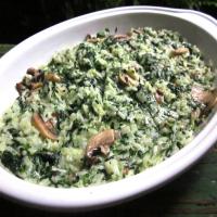 Smoked Gouda and Spinach Rice Casserole image