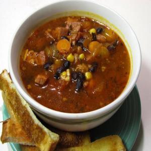 Cosy Ham And Bean Soup_image