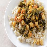 Curried Chickpeas & Kale image