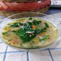Ham and Bean Soup With Spinach image