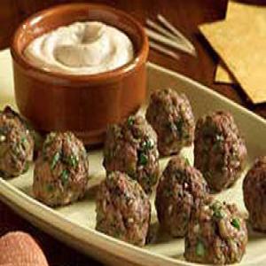 Meatballs with Chipotle Dipping Sauce image
