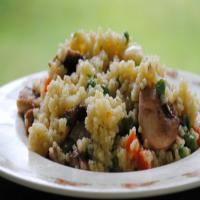 Lemon Couscous With Peas and Carrots image
