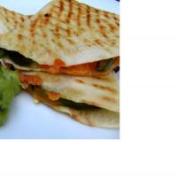 Cheese Quesadillas With Grilled Peppers image