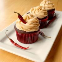 Cinco de Chili Chocolate Cupcakes with Chili Cream Cheese Frosting image
