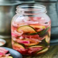 Quick Pickled Zucchini and Red Onions_image