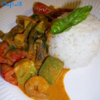 Fiery Avocado Red Curry and Shrimp_image
