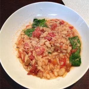White Bean, Spinach, and Barley Stew_image