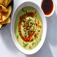Avocado Soup With Chile Oil_image