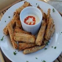 Kittencal's Low-Fat Oven-Baked Zucchini Sticks image