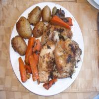 Crock Pot Braised Chicken With Vegetables image