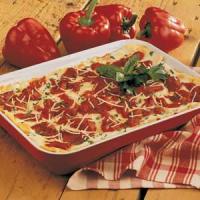Roasted Red Pepper Lasagna image