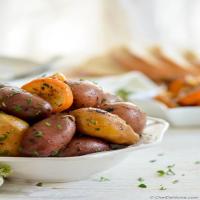 Slow Cooker Greek Lemon Potatoes_image
