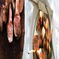 Rack of Lamb with Baby Turnips and Mint Salsa Verde image