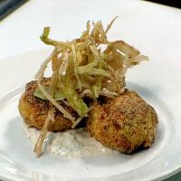 Lobster Cakes with Mustard Jalapeno Sauce image