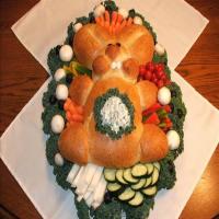 Spring Bunny Bread with Dip in Tummy_image