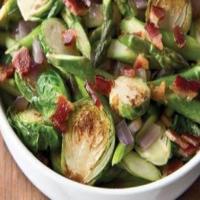 Asparagus, Onion and Brussel Sprouts image