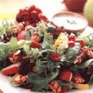 Spinach and Hazelnut Salad with Strawberry Balsamic Vinaigrette image