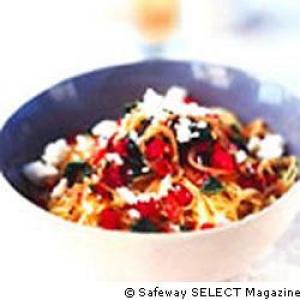 Angel Hair Pasta with Tomatoes and Feta_image