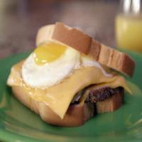 Fried Scrapple and Egg Sandwich image