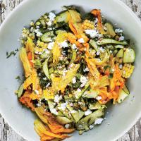 Corn and Zucchini Salad with Feta image