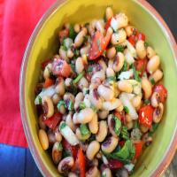 Vegan Black Eyed Pea Salad with Cilantro_image