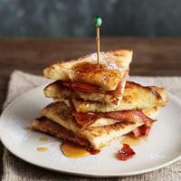 French toast bacon butties image