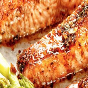 Broiled Salmon Recipe: A Juicy 20-Minute Fillet With Glossy Glaze Recipe by Tasty_image