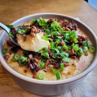 Chinese-Style Steamed Eggs with Minced Pork and Shallot_image
