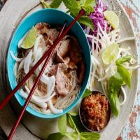 Shortcut Bun Bo Hue (Vietnamese Beef and Pork Noodle Soup) image