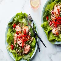 Salmon Salad with Beans image
