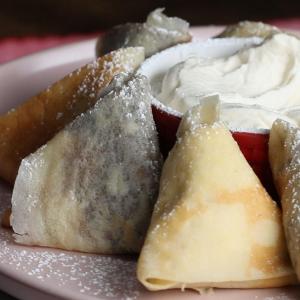 Crepe Triangle Pockets Recipe by Tasty_image