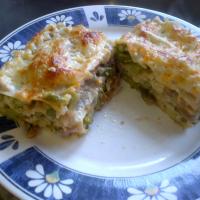 Roasted Asparagus and Mushroom Vegetarian Lasagna image