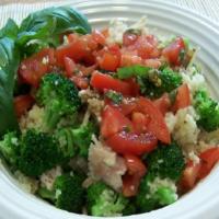 Chicken and Broccoli Couscous With Salsa image