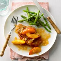 Pork Chops with Nectarine Sauce image