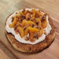 Peaches and Cream Sheet Pan Dessert Pizza image