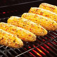 Grilled Corn with Roasted Red Pepper Butter_image