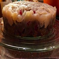 Pear and Cranberry Upside-Down Cake image