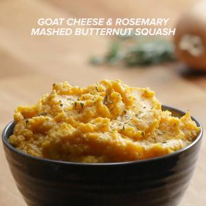 Goat Cheese And Rosemary Mashed Butternut Squash Recipe by Tasty image