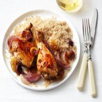 Roast Chicken with Grapes_image